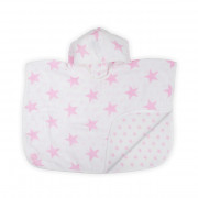 kapucnis ponchó - little star pink little star pink kapucnis ponchó - little star pink little star pink